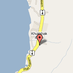 khao lak map - see where our shop is in khao lak
